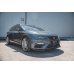 Накладка сплиттер на передний бампер Вар3 на Seat III Cupra / FR рестайл